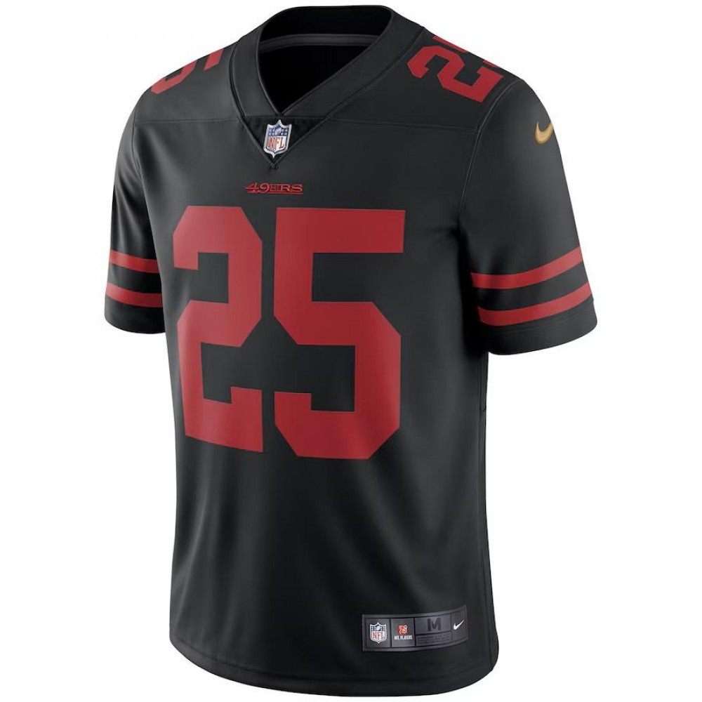 Richard Sherman San Francisco 49ers Nike Vapor Limited Jersey - Black-GridironStore